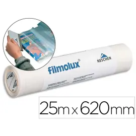 Film pvc adhesif transparent pose differee lux cristal 25mx620mm - Filmolux photo du produit