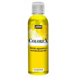 Encre colorex jaune 250ml forte concentration vivacit&eacute; - Pebeo photo du produit