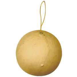 Suspension boule grane creative carton noel 6, 5cm or - Graine creative photo du produit