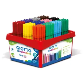 Feutre coloriage turbo 12 coloris 144 unit&eacute;s - Giotto photo du produit
