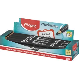 Crayons pour ardoise marker'peps - noir - Maped photo du produit