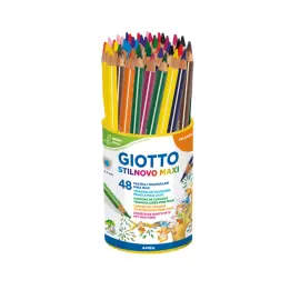 Crayon couleur stilnovo maxi assortis 48 unit&eacute;s - Giotto photo du produit