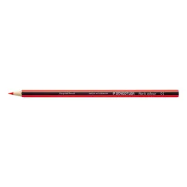 Crayons noris colour rouge bois upcycl&eacute; pochette 12 - Staedtler photo du produit