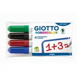 Marqueur robercolor tableau blanc pointe maxi 7 mm 4 unit&eacute;s - Giotto photo du produit