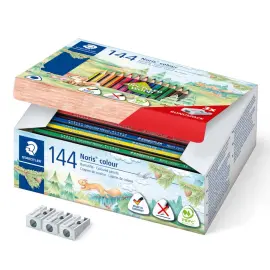 Crayon couleur noris 187 triangulaire en bois 144un - Staedtler photo du produit