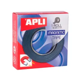 Ruban magnetique adhesif permanent 19mmx1m - Apli photo du produit