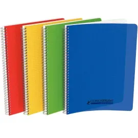 Reliures integrale polypropylene a4 100p 5x5mm 90g - Conquerant photo du produit
