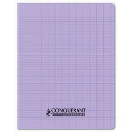 Cahier polypropyl&egrave;ne papier velin 17x22 cm 96 pages - Conquerant photo du produit