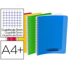 Cahier reliure int&eacute;grale Sey&egrave;s - A4+ 90g - 100 pages - Coloris al&eacute;atoire - Conqu&eacute;rant photo du produit