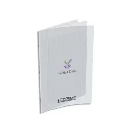 Cahier de po&eacute;sie/chant piq&ucirc;re Sey&egrave;s - A4+ 90g - 48 pages - Incolore - Conqu&eacute;rant photo du produit