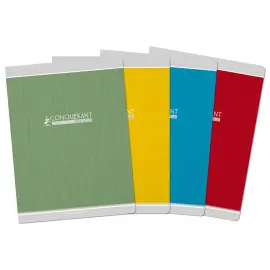Cahier agraf&eacute; recycl&eacute; Sey&egrave;s - A4+ 90g - 96 pages - Coloris al&eacute;atoire - Conqu&eacute;rant photo du produit
