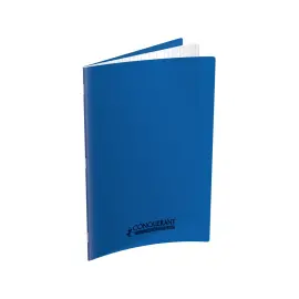 Cahier polypropyl&egrave;ne piq&ucirc;re Sey&egrave;s - A4+ 90 g - 60 pages - Bleu - Conqu&eacute;rant photo du produit