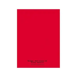 Cahiers classique agrafe 240x320 96p 90g rouge pefc - Conquerant photo du produit