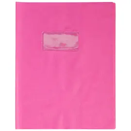 Protege - cahier 17 x 22 cm plastique opaque rose - Clairefontaine photo du produit