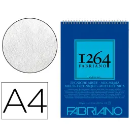 1264 blocs multi technique spirale a4 300g 30 feuilles - Fabriano photo du produit