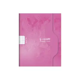 Cahiers piqure clairefontaine 7000 souple pp 21x29, 7cm 96p rouge - Calligraphe photo du produit