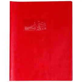 Protege - cahier 17x22cm plastique opaque rouge - Clairefontaine photo du produit