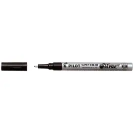 Marqueurs feutre permanent encre m&eacute;tallique argent pointe fine - Pilot photo du produit