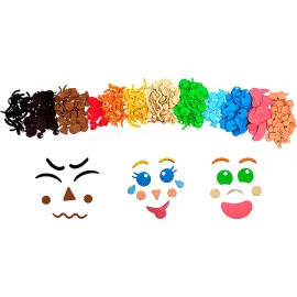Pack emotions mousse eva loolipo adh sive - 500 pcs - assortis - Sodertex loolipo photo du produit