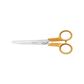 Ciseaux classic universels ambidextre 16 cm anneaux oranges - Fiskars photo du produit