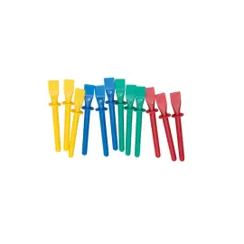 Spatule a colle o'color plastique 11, 5cm coloris assortis lot 12 - La francaise des couleurs photo du produit
