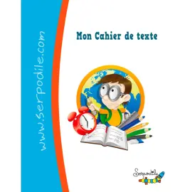Cahier de texte 17x22 cm 100 pages - Serpodile photo du produit