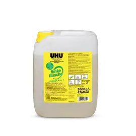 Colle twist&glue sans solvant transparente multi - mat&eacute;riaux 5kg - Uhu photo du produit