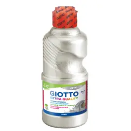 250 ml de gouache liquide s&eacute;chage rapide - Argent m&eacute;tallis&eacute; - Giotto photo du produit