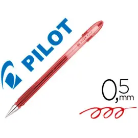 Stylos - bille g1 7 0.5mm encre gel rouge corps translucide - Pilot photo du produit
