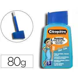Colle marine papiers cartons fin lavable sans solvant 80g - Cleopatre photo du produit