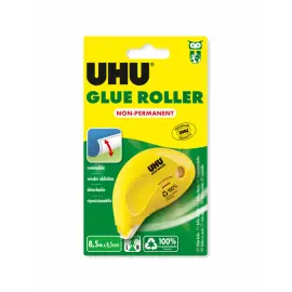 Colle glue roller repositionnable 6.5mmx8.5m ergonomique - Uhu photo du produit