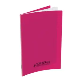 Cahiers pique 17x22cm 96 pages 90g rose transparent - Conquerant photo du produit