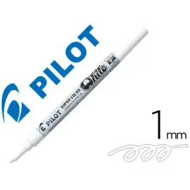 Marqueurs feutre permanent encre m&eacute;tallique pointe fine blanc - Pilot photo du produit