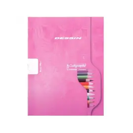 Cahier dessin conquerant piqure 17x22cm 16 pages 10x10 90g - Calligraphe photo du produit