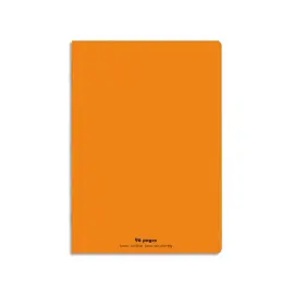 Cahiers pique grands carreaux classique couverture polypropylene orange a4+ - Conquerant photo du produit