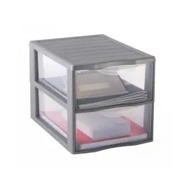 Module de rangement 2 tiroirs empilable 36x26x25 cm - Fast photo du produit