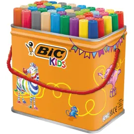Feutre kids visacolor xl encre lavable pointe extra - large 48u - Bic photo du produit