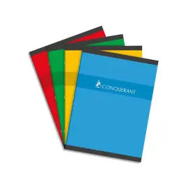 Cahiers pique grands carreaux sept couverture offset a4+ 24x32cm 192 pages - Conquerant photo du produit