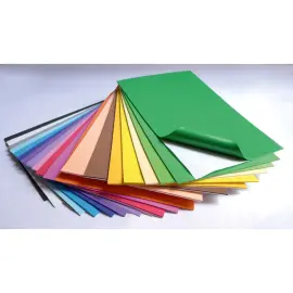 Mousse eva adhesive 2mm 200x300mm 20 coupons coloris assortis - Innspiro photo du produit