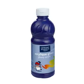 Peinture acrylique glossy fluide bleu outremer 500ml - Lefranc bourgeois photo du produit