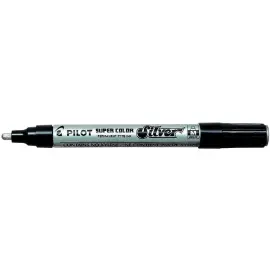 Marqueurs feutre permanent encre m&eacute;tallique pointe medium argent - Pilot photo du produit