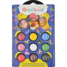 Palette maquillage oz international carnaval grim'tout 9 coloris - Grim tout photo du produit
