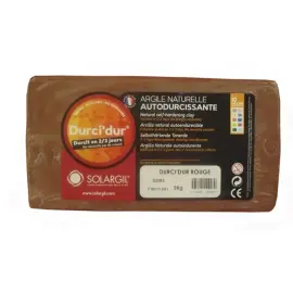 Argile autodurcissante durci'dur rouge 5kg - Solargil photo du produit
