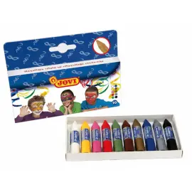 Batonnet maquillage nettoyage eau savon coloris assortis 10u 4g - Jovi photo du produit
