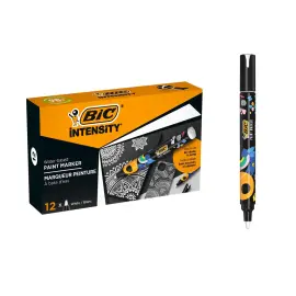 Marqueurs peinture Pointe ogive moyenne Blanc Bic photo du produit