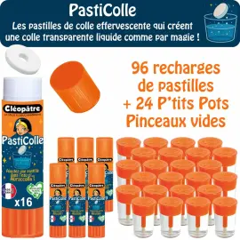 PASTICOLLE SCHOOLPACK 6 STICKS + 24 POTS photo du produit