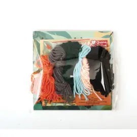 6 CARTES A BRODER JUNGLE 170X170 SCOLAIRE photo du produit