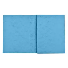 PROT&Egrave;GE-CAHIER 24X32 CARTE LUSTR&Eacute;E BLEU photo du produit