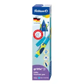 STYLO PLUME PELIKAN GRIFFIX DROITIER FRESH BLUE ETUI photo du produit