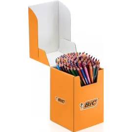 144 Crayons de couleur sans bois Kids Evolution Coloris assortis Bic photo du produit
